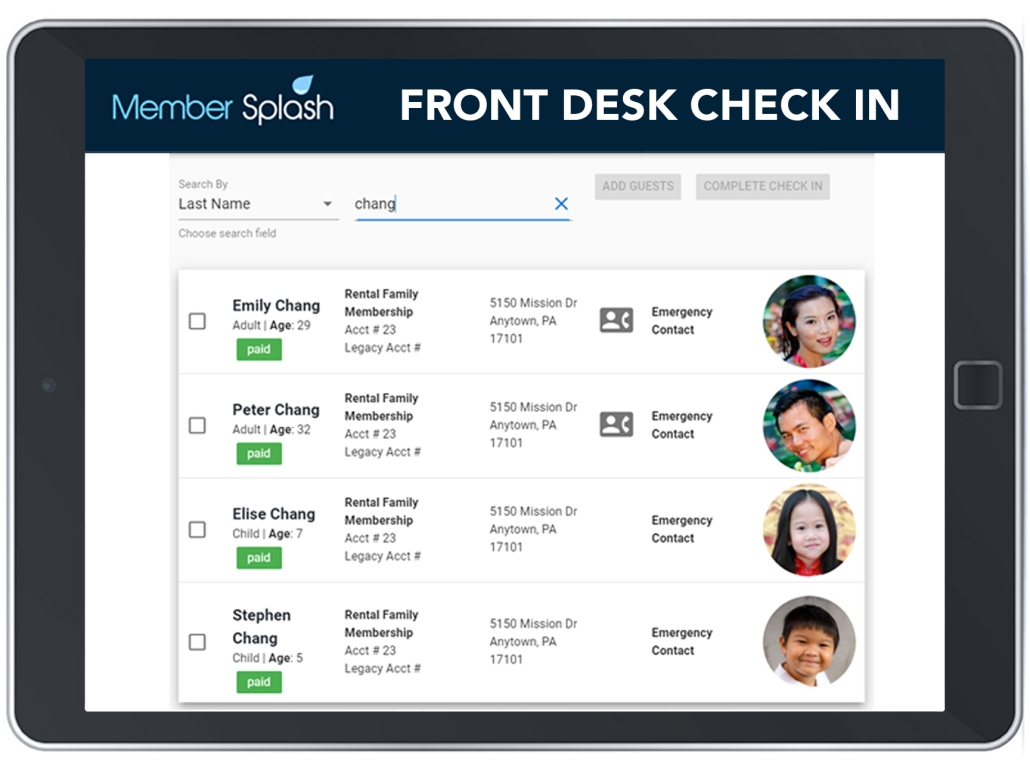 front desk check in software
