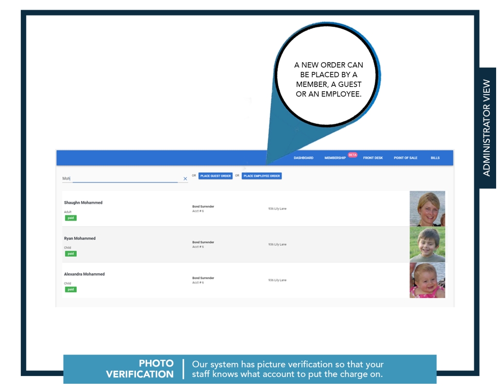 POS System for Pools and Tennis Clubs