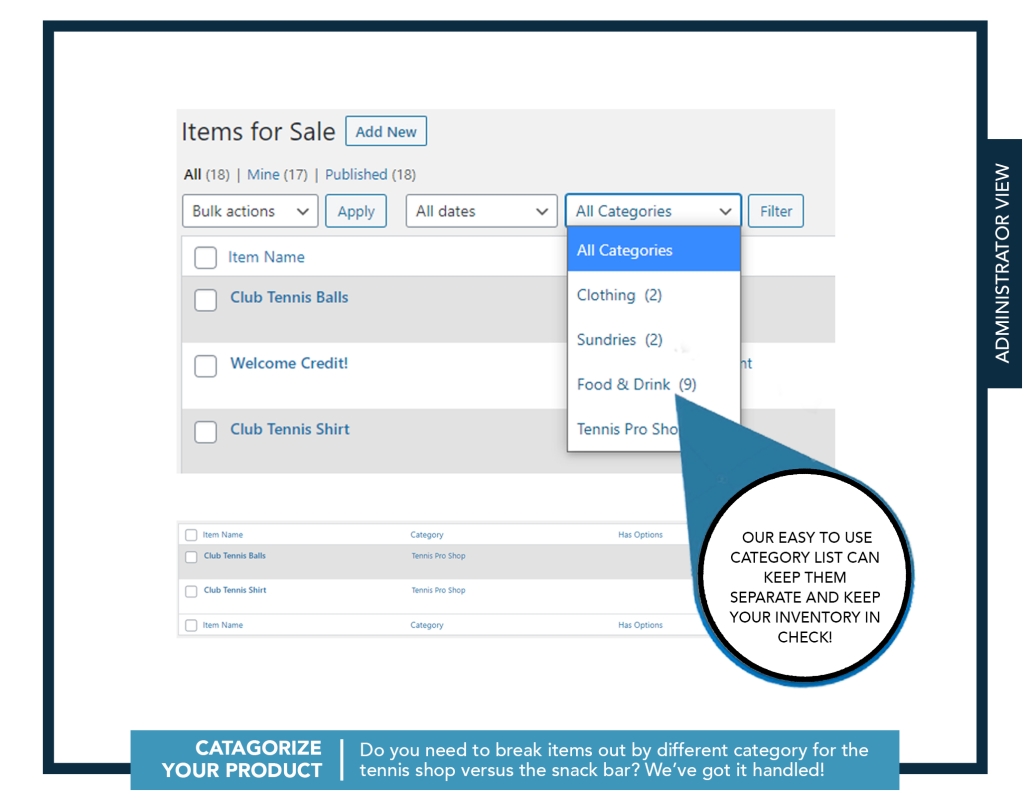 Create Easy Products to Sell Snack Bar Items